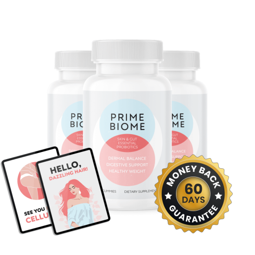 PrimeBiome - 3 Bottles + 2  Ebooks