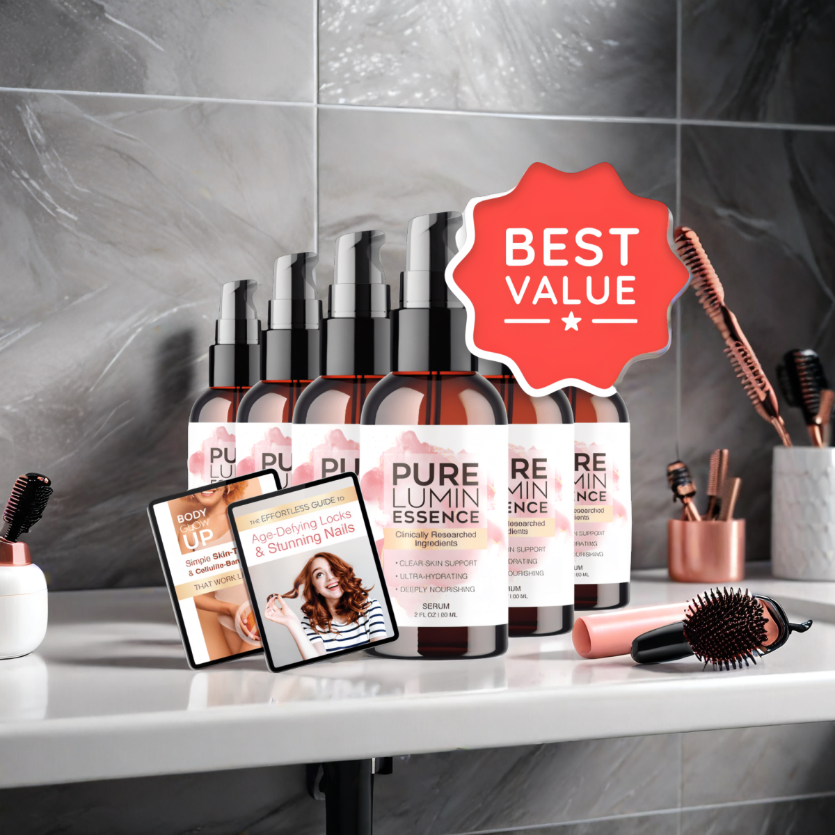 PureLumin Essence - 6 Bottles + 2  Ebooks